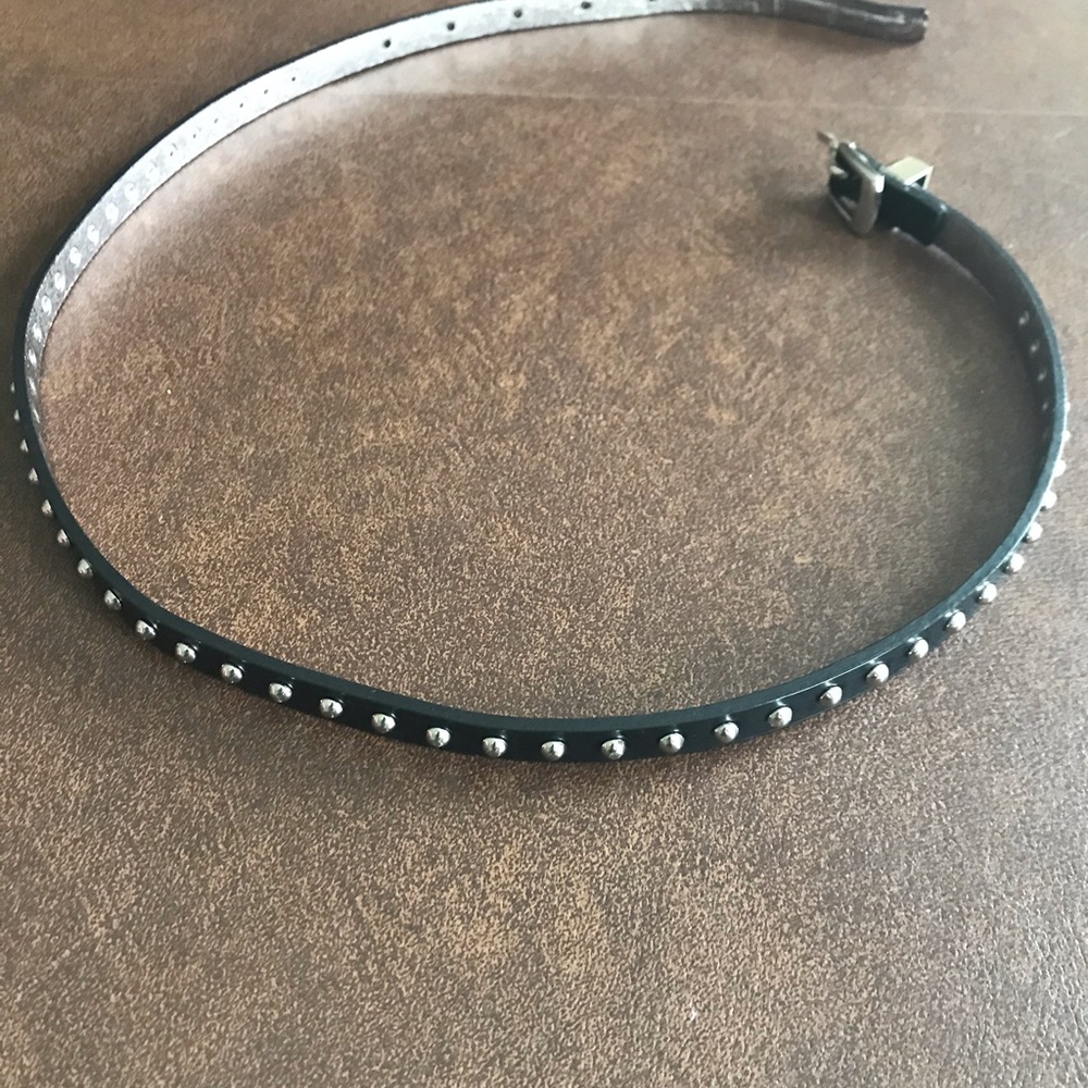 Michael Kors Black Studded 34-in. Belt